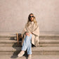 Oversized Cape Coat - Beige