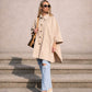 Oversized Cape Coat - Beige