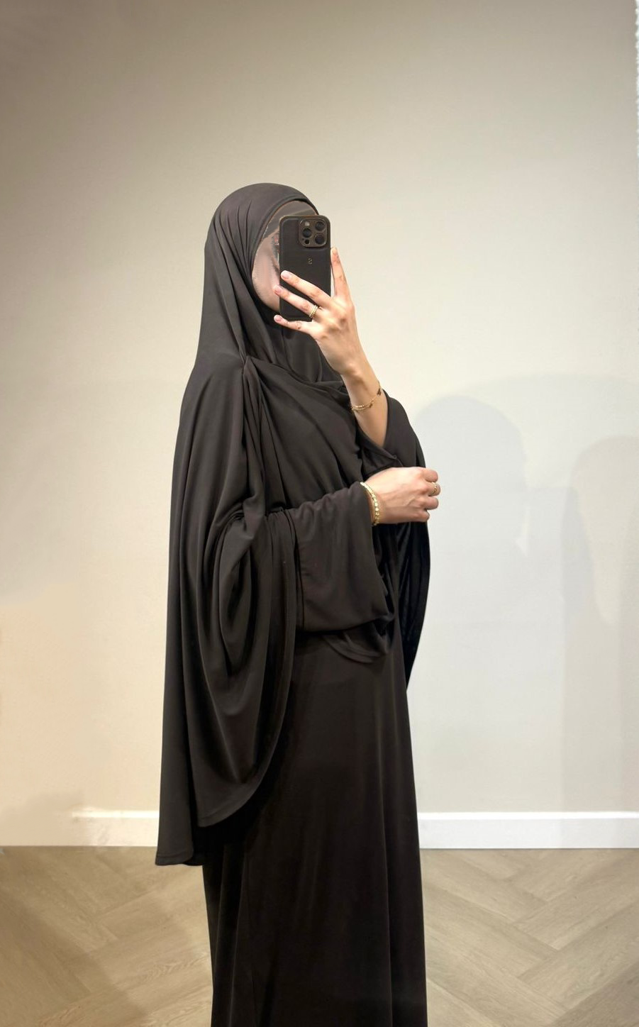 PREMIUM JERSEY KHIMAR ABAYA SET - BRUIN