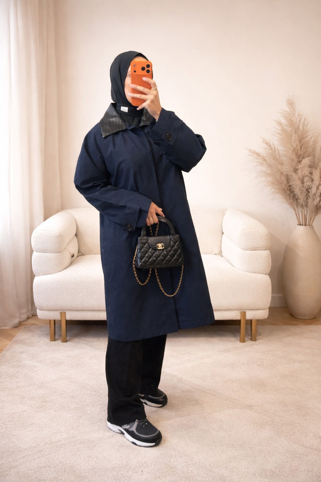 The Signature Trench coat - Navy-blue